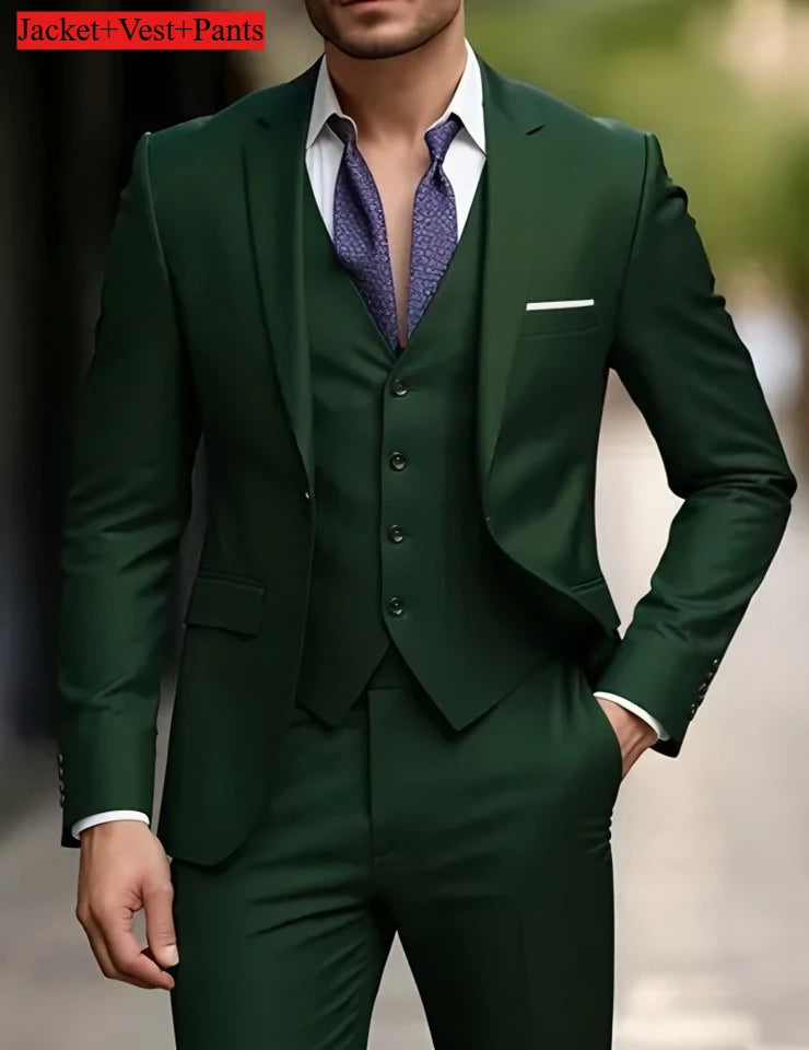 Slim Fit Black Tuxedo Suit Set