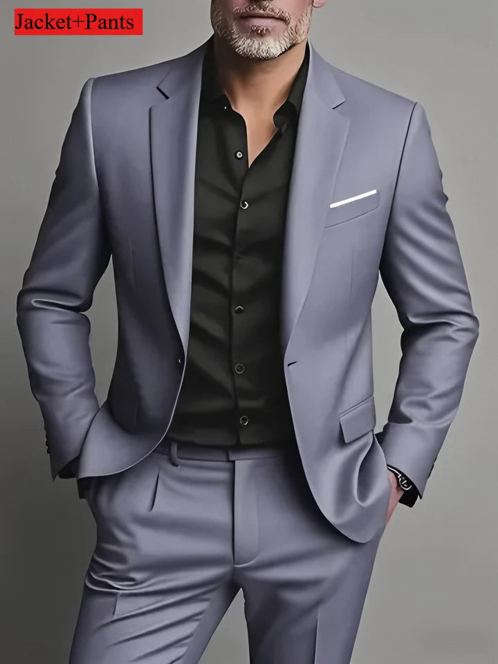 Slim Fit Black Tuxedo Suit Set