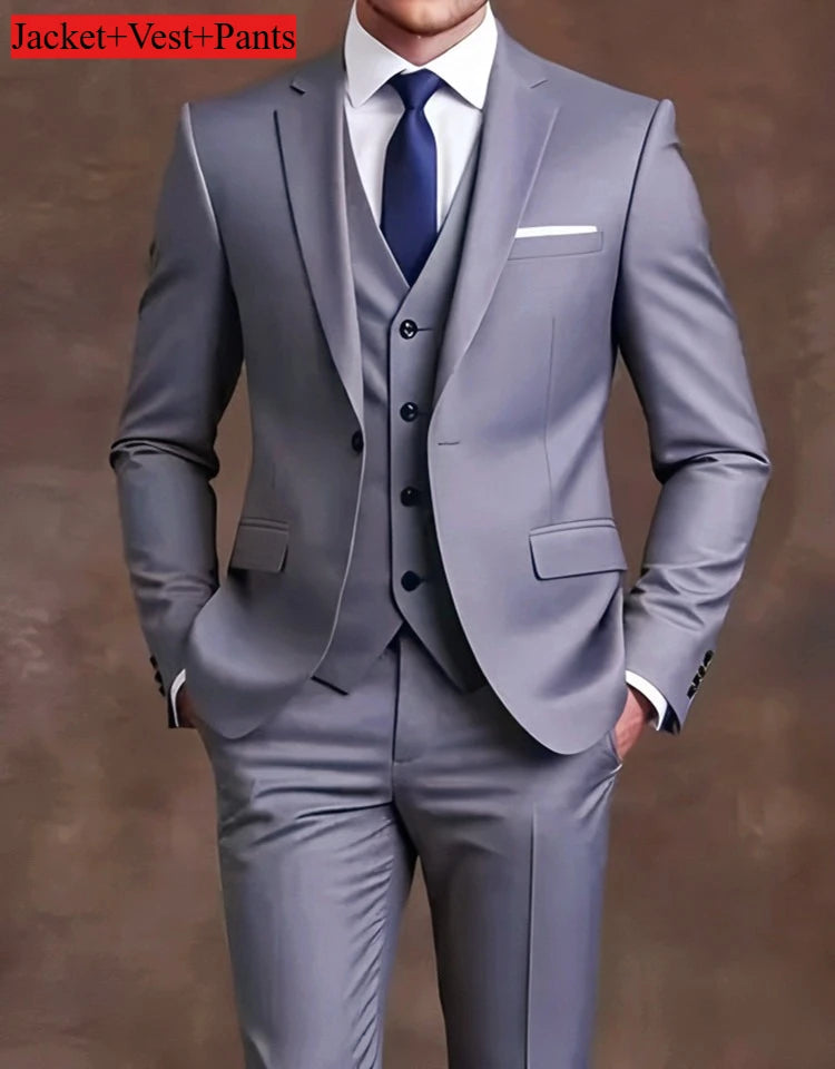 Slim Fit Black Tuxedo Suit Set