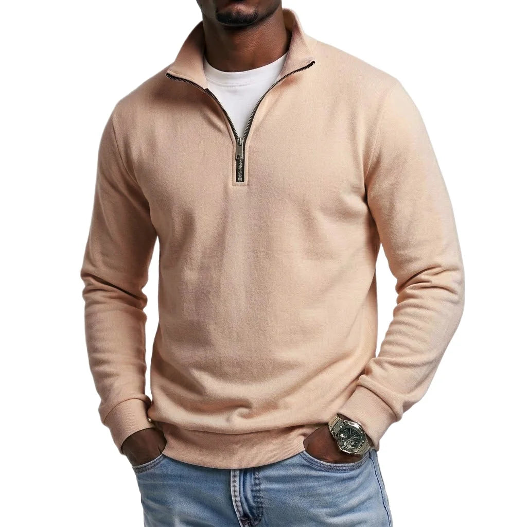Quarter-Zip Pullover Sweatshirt