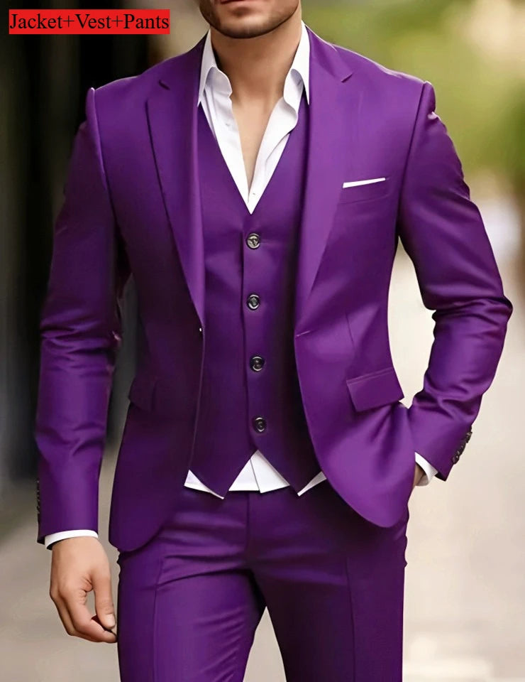 Slim Fit Black Tuxedo Suit Set
