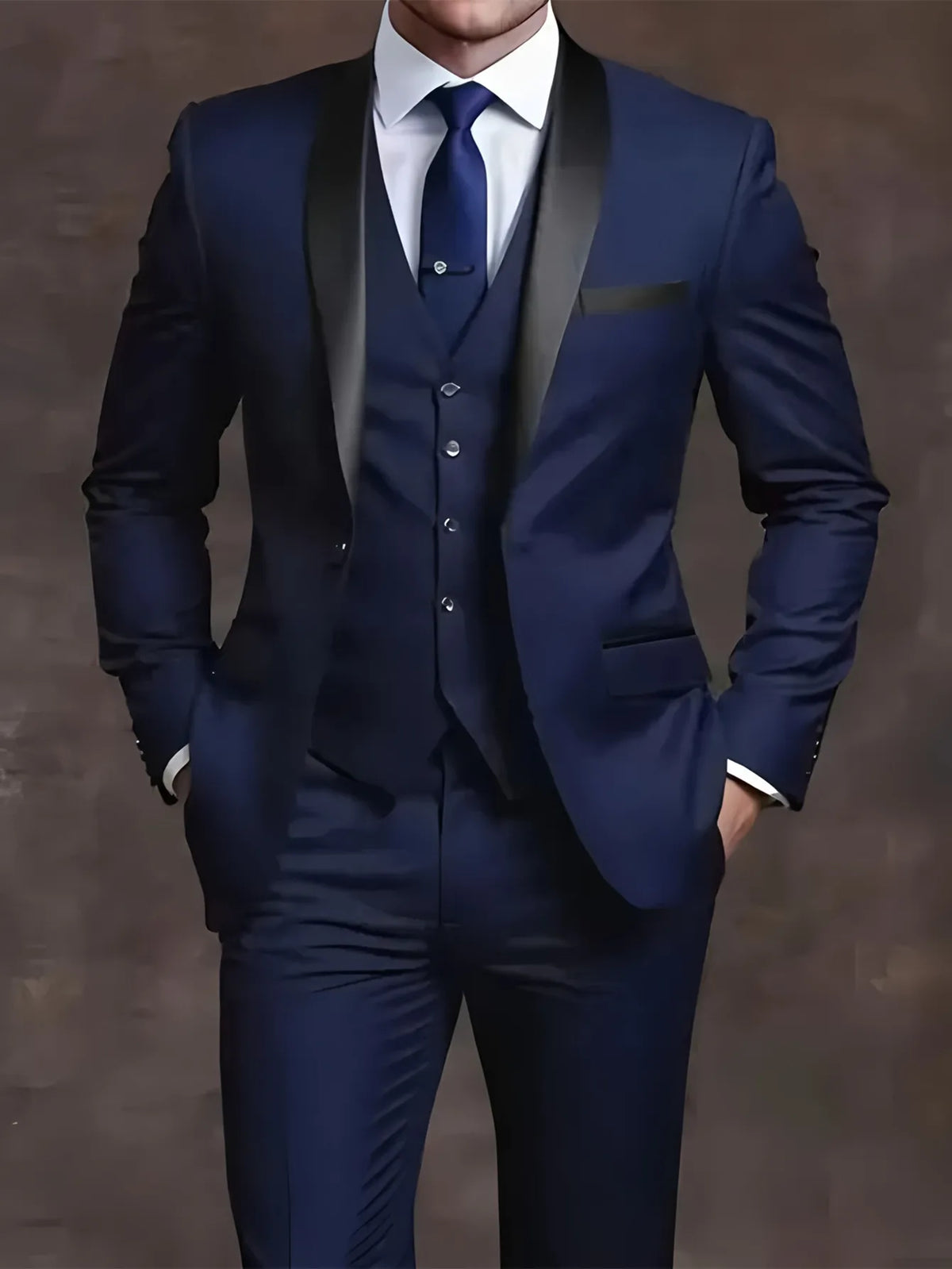 Slim Fit Black Tuxedo Suit Set