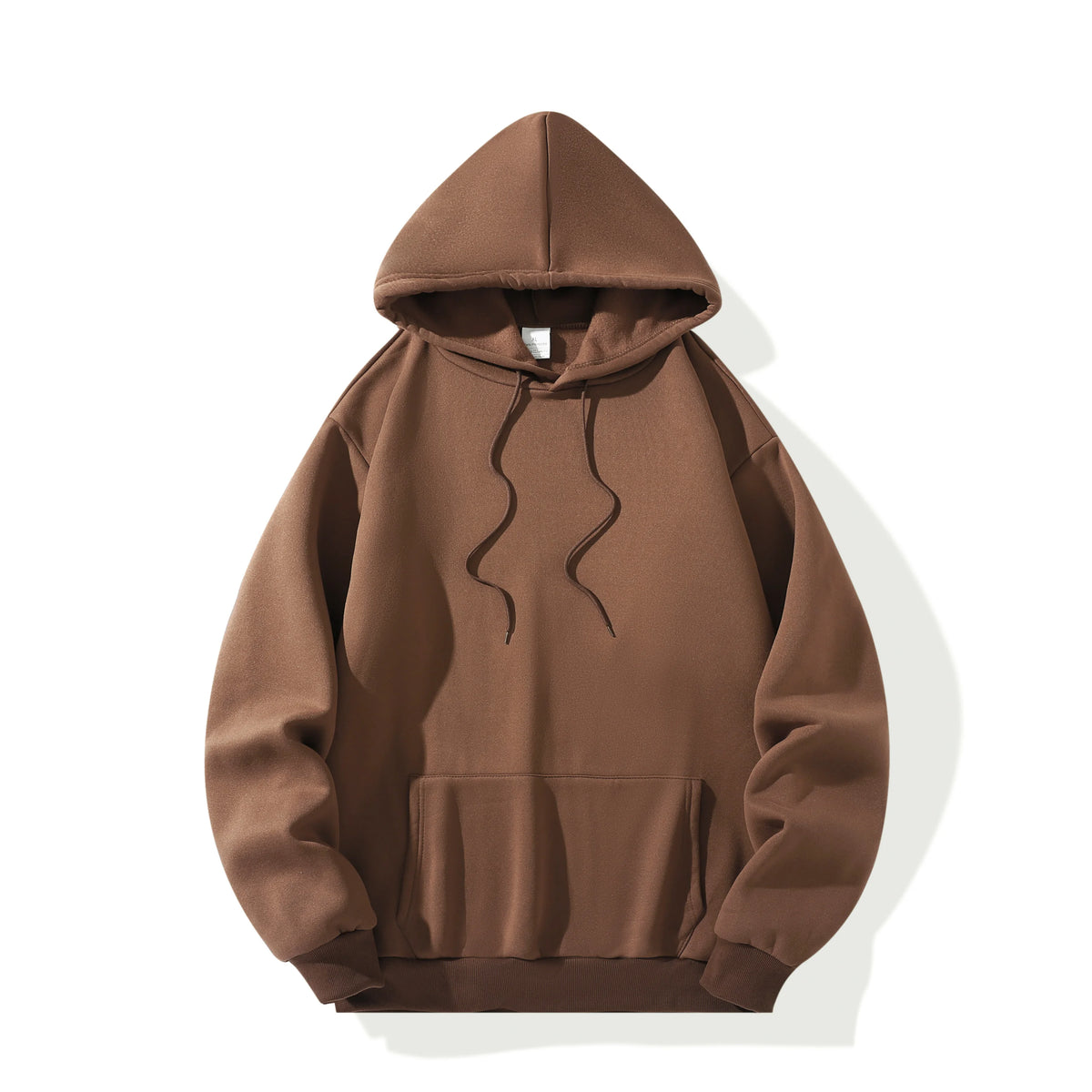 Solid Hoodie & Jogger Tracksuit Set