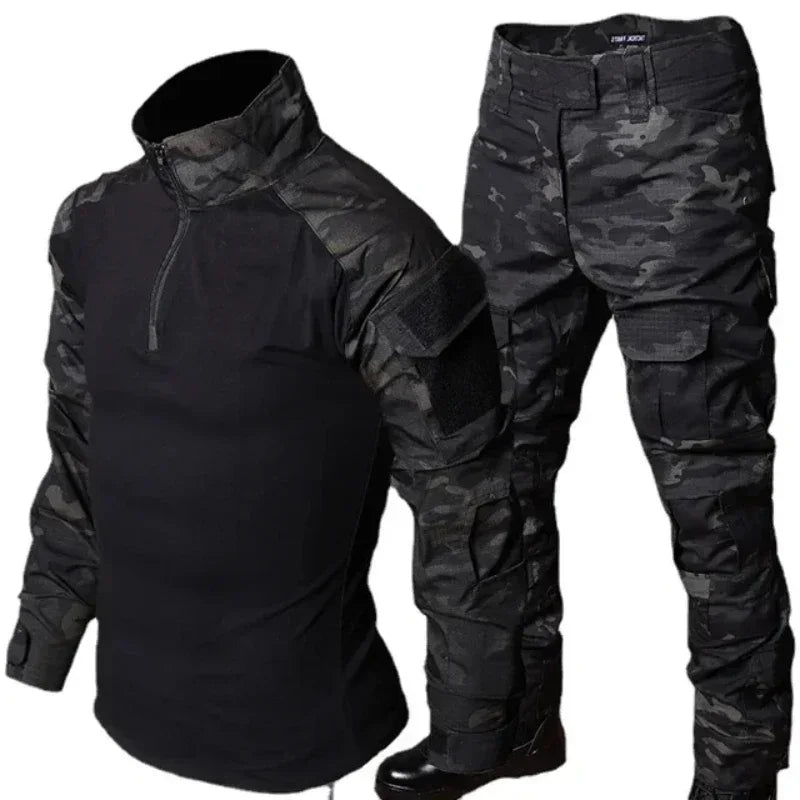 Tactical Combat Camo Training Suit Set