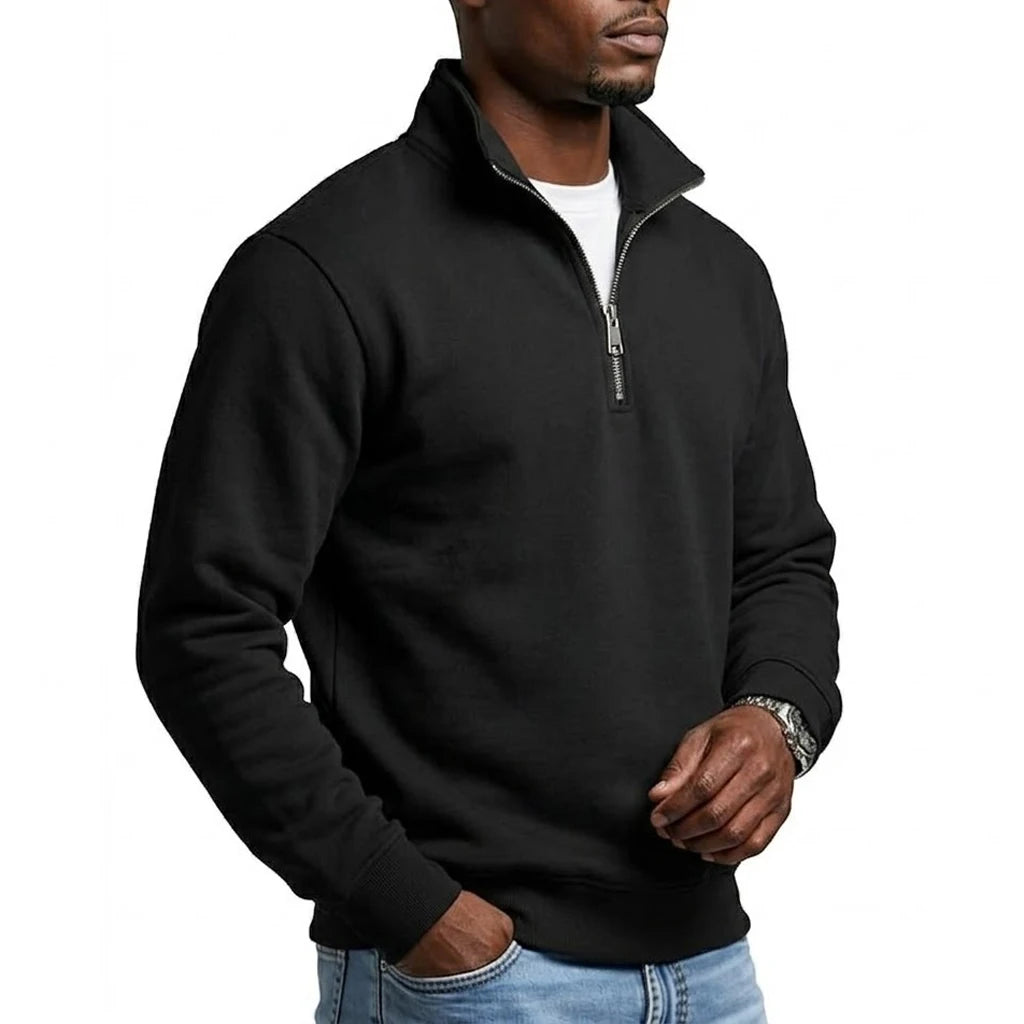 Quarter-Zip Pullover Sweatshirt