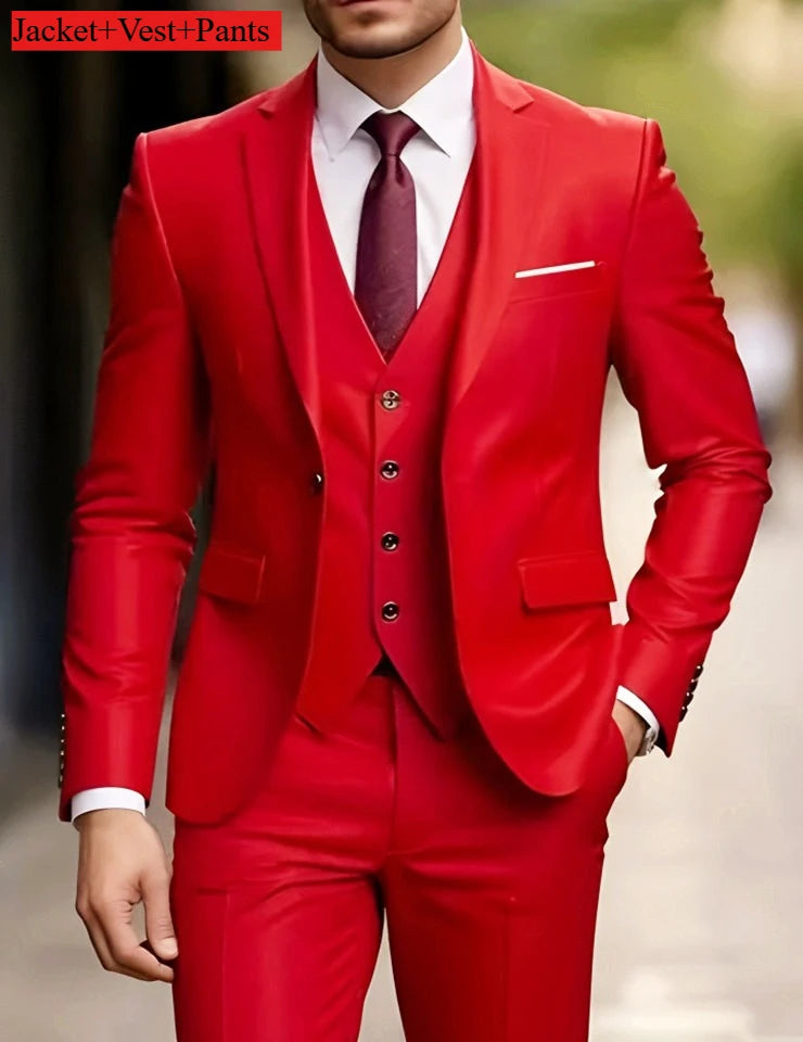 Slim Fit Black Tuxedo Suit Set