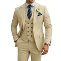 Double Breasted Slim Fit 3-Piece Tuxedo Suit