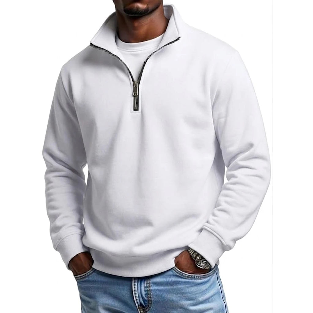 Quarter-Zip Pullover Sweatshirt