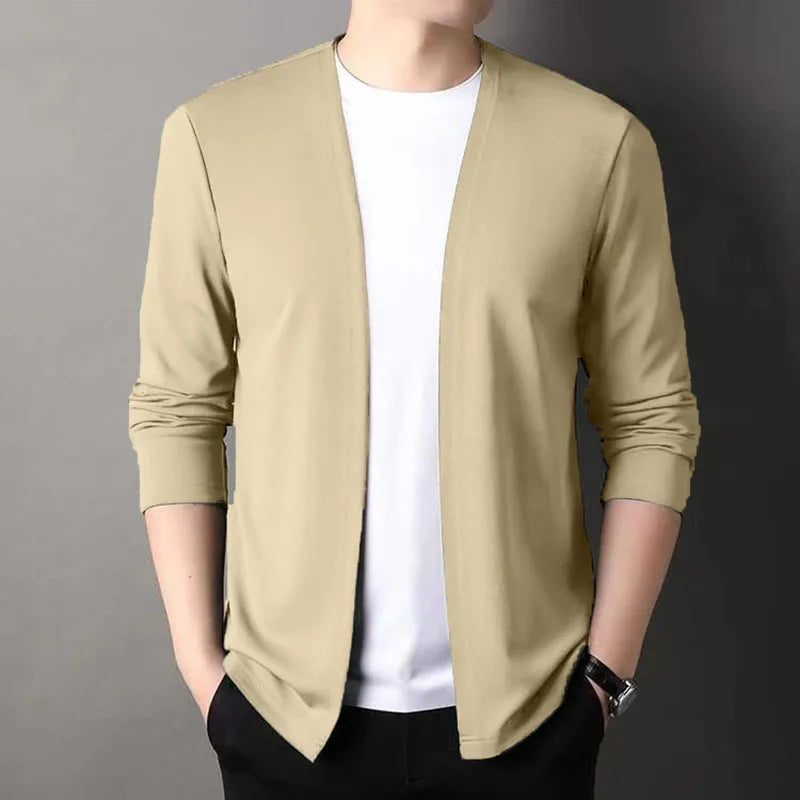 Open-Front Slim Fit Cardigan