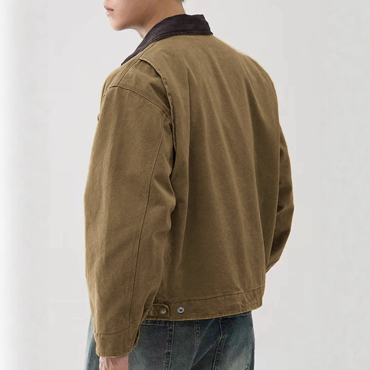 Washed Detroit Workwear Zip Jacket