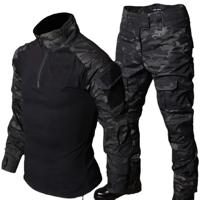 Tactical Combat Camo Training Suit Set