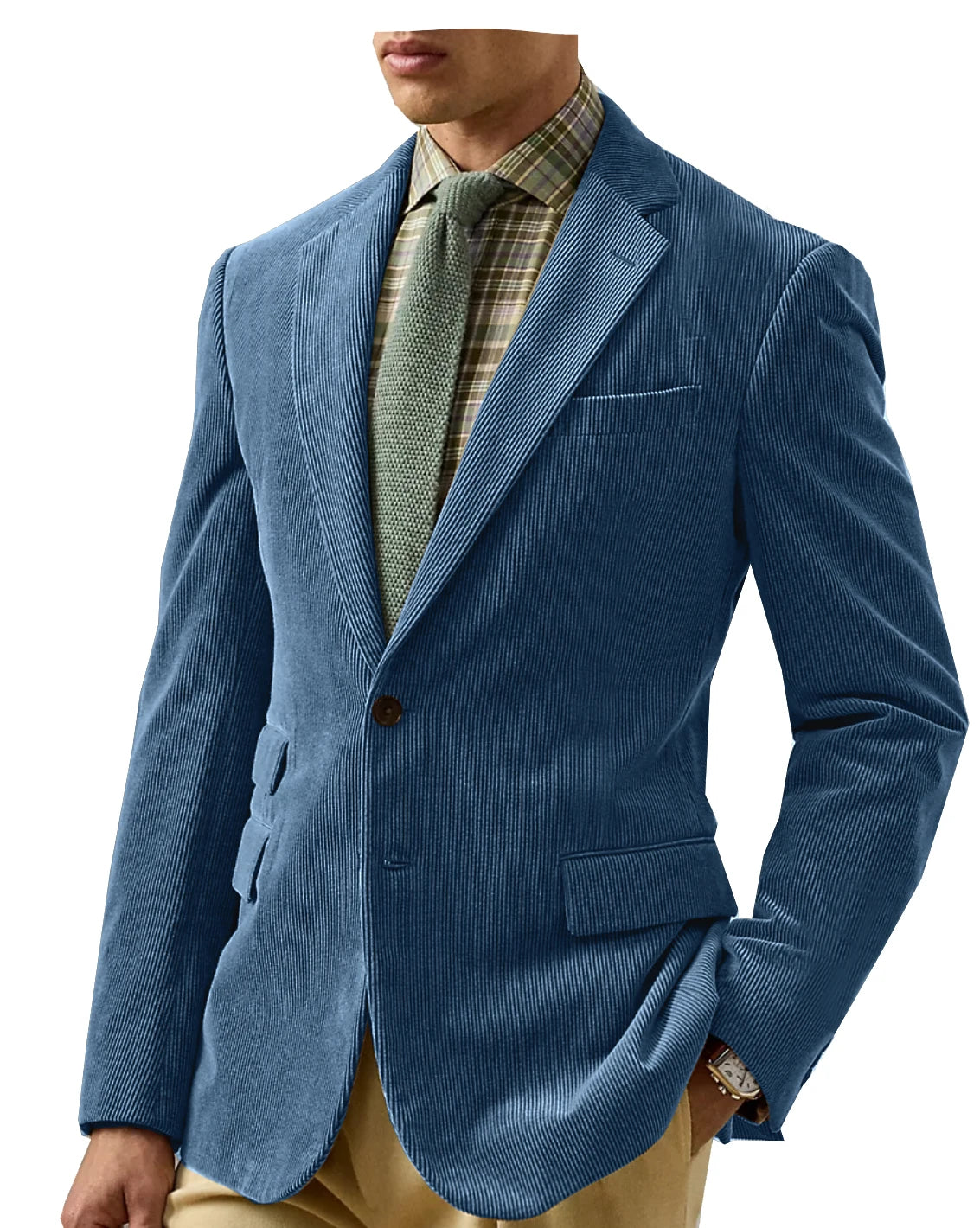 Vintage Corduroy Tailored Blazer