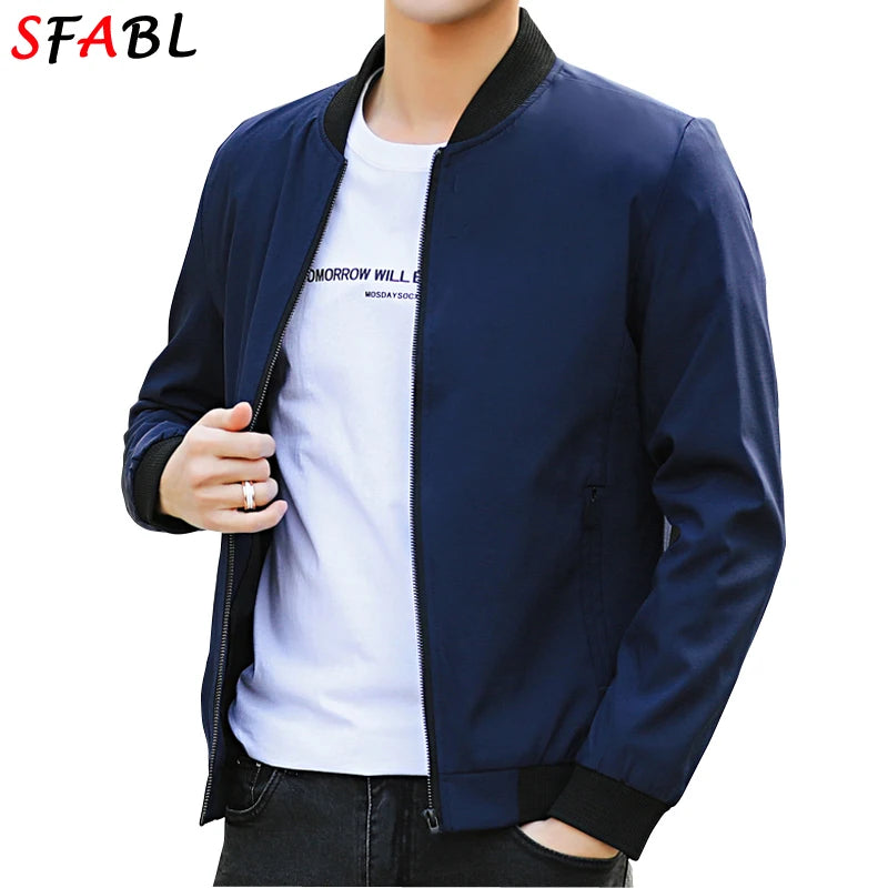 Classic Lapel Casual Zip Jacket