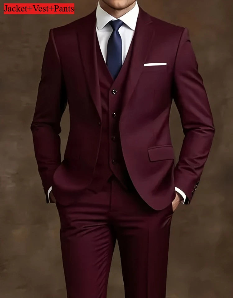 Slim Fit Black Tuxedo Suit Set
